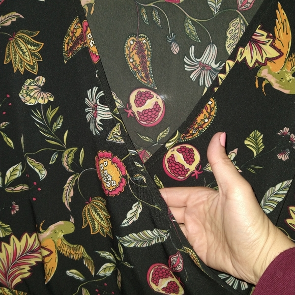 Modcloth Nature's Narrative Faux Wrap Dress - Picture 5 of 7